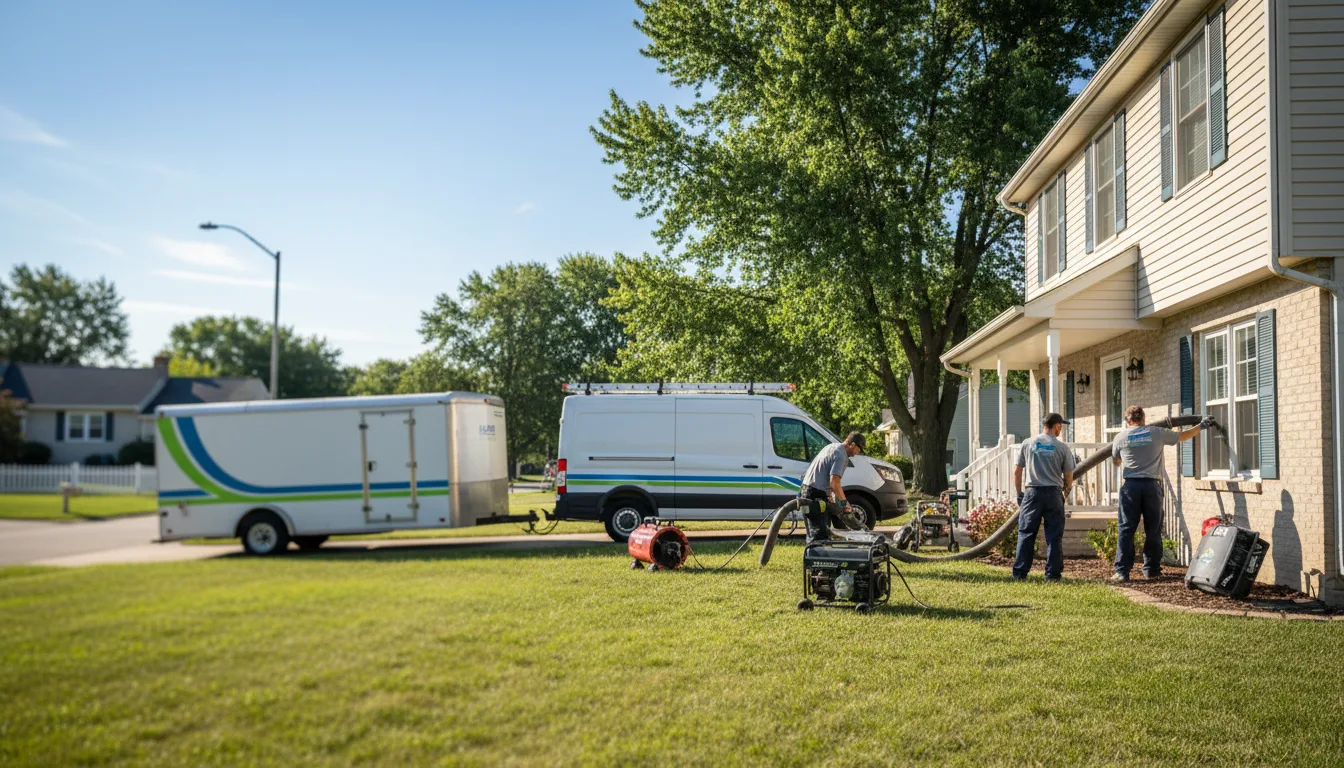 Flooded Basement Restoration And Cleanup With Repair in Vermont, IL near me